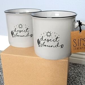 NWT! Gray Desert Bound Mugs